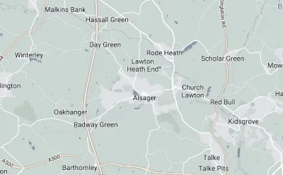 Map showing the location of Cheshire South Methodist Circuit