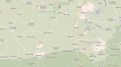 Map showing the location of Wantage & Abingdon