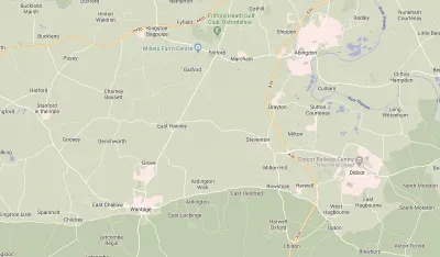 Map showing the location of Wantage & Abingdon