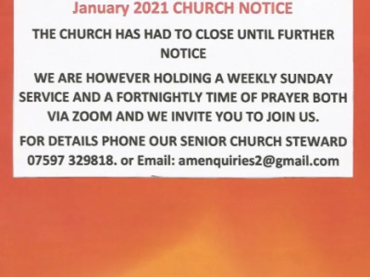 January '21 Church Poster