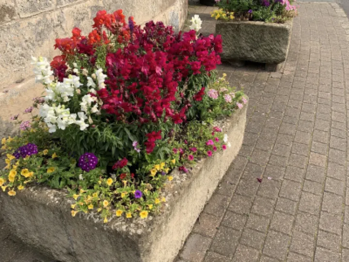 Church troughs &ndash; rotated