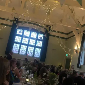 Fairy lights wedding