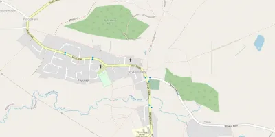 Map showing the location of Wybunbury Village Hall