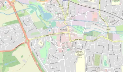 Map showing the location of The Crossing