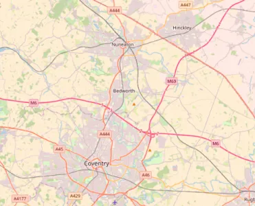 Map showing the location of Oxford Methodist Circuit
