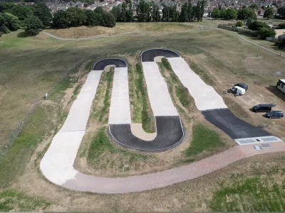 Ipswich pump track under construction