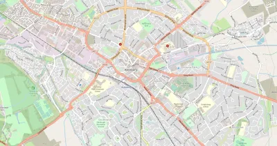 Map showing the location of Aylesbury Methodist Church