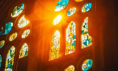 stained glass window