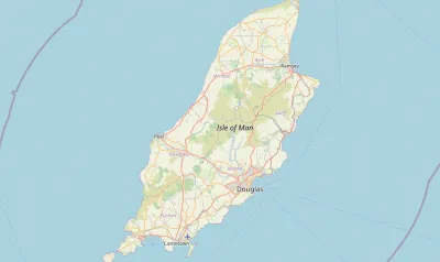 Map showing the location of Methodist Isle of Man