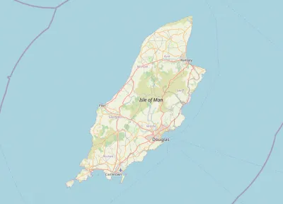 Map showing the location of Methodist Isle of Man