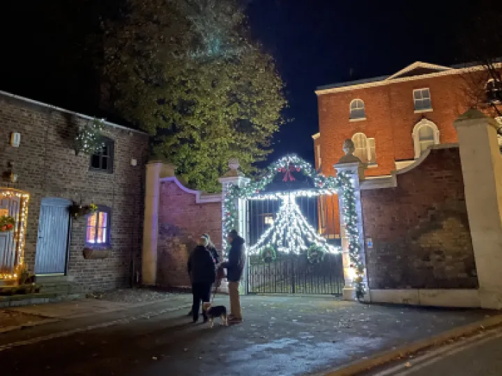 Tarvin Hall lights