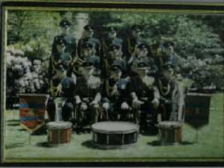 Andy in the Pipe Band