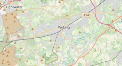 Map showing the location of Wey Valley Methodist Circuit