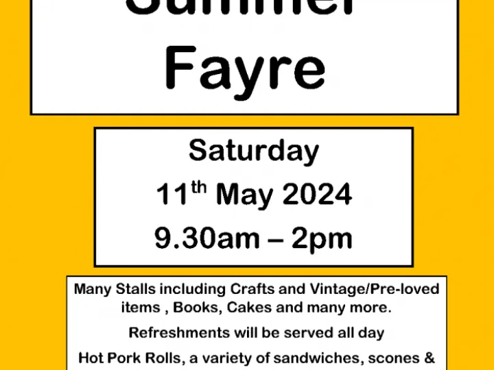 Summer Fayre 2024 &ndash; Poster