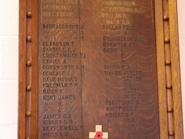 Colton Roll of Honour