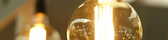 Lighted Light Bulb in Selective-focus Photography