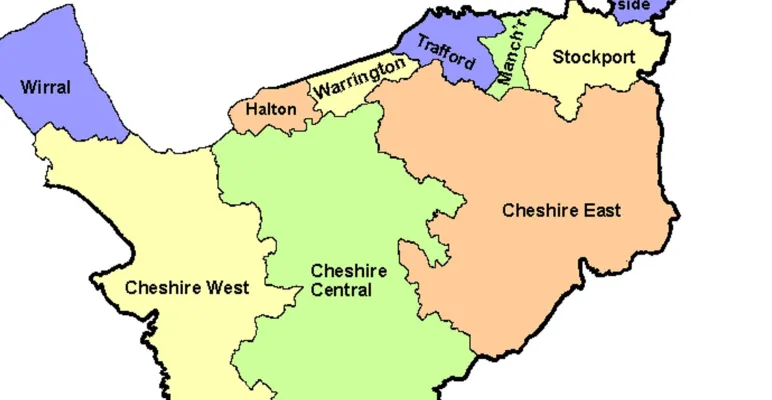 cheshire map