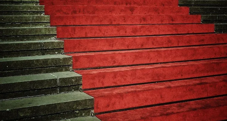 Stairs, rise, entrance, perspective, red carpet, red, carpet, prominent, red carpet, red carpet, red carpet, red carpet, red carpet