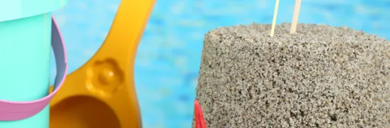Sandcastle With Flags