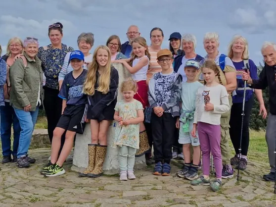 Fulwood Messy Church annual walk Beacon Fell