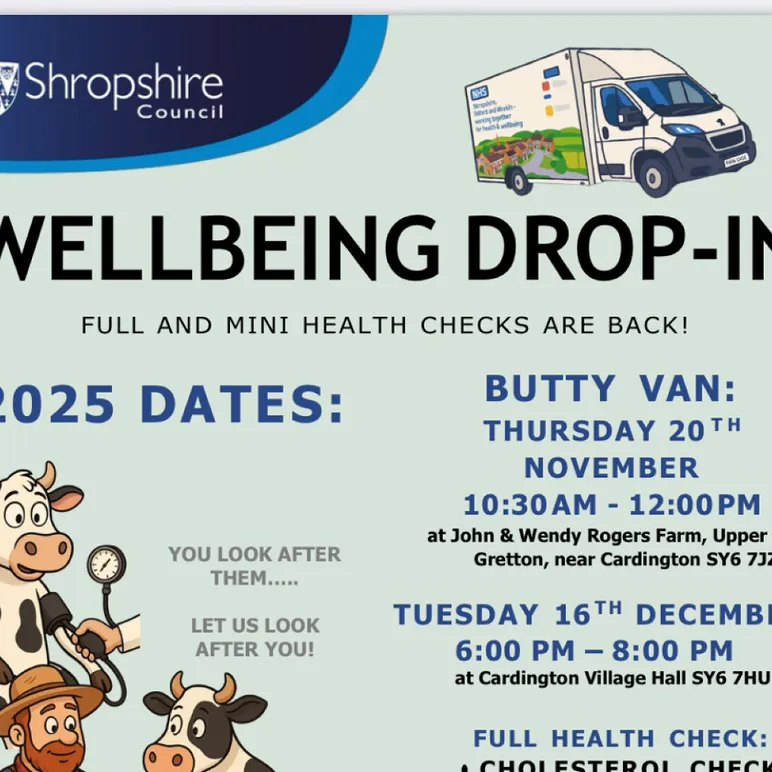 WELBEING HEALTH CHECK AT BUTTY VAN