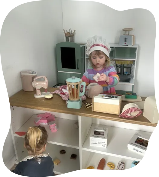 Child Playing in Activity Room