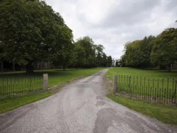 Entrance gates of Harden Hall