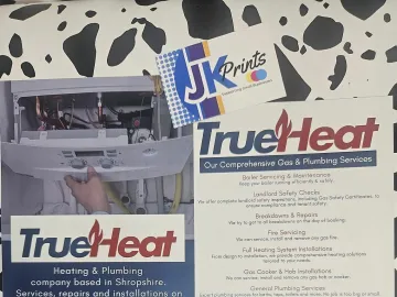 True Heat A5 Flyers 170gsm Silk and Business Cards