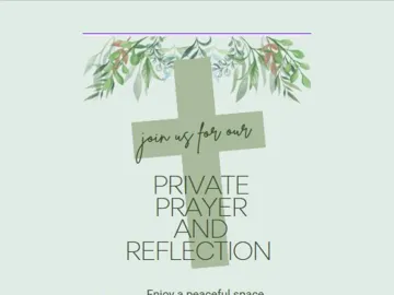 Private Prayer and Reflection