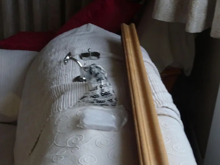 Items for sale &ndash; Solid Oak Hanrail c/w with fittings . Never used. &pound;50.00  or near offer