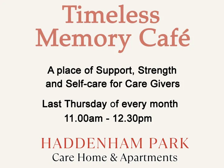 Timeless Memory Cafe Poster