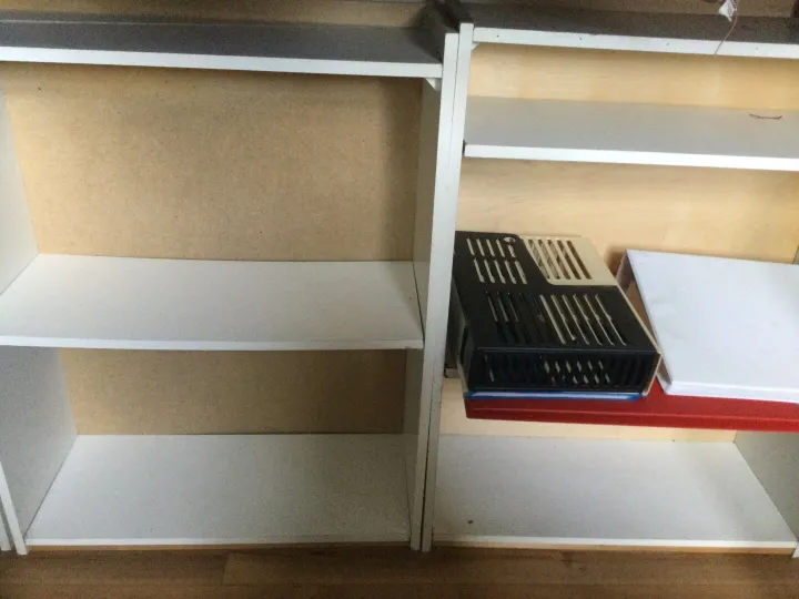 Items free to a good home! &ndash; White homemade shelving units n/r