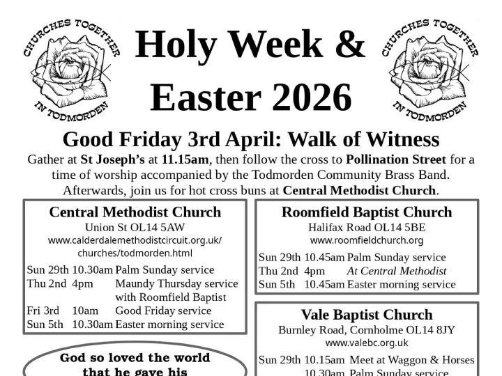 Ctt Holy Week and Easter Services 2026 Poster