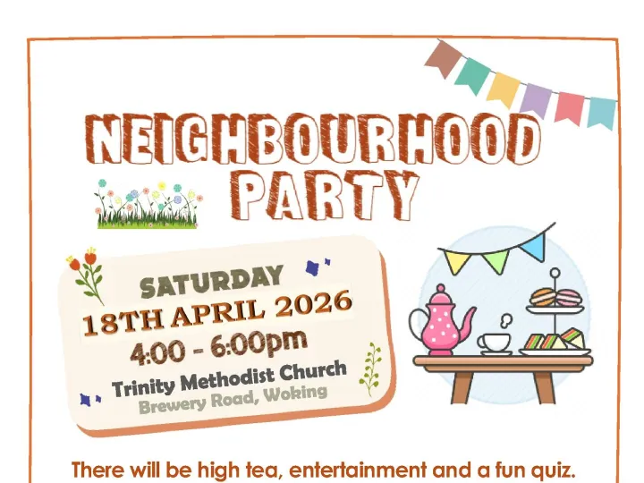 Trinity Neighbourhood Party Poster