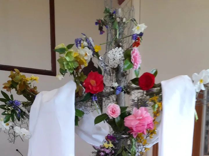 2026 Upton Easter Cross Made From Christmas Tree