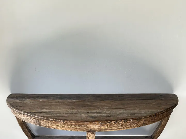 Items for sale &ndash; Captains Nautical Table &ndash; Real Hard Wood &pound;125