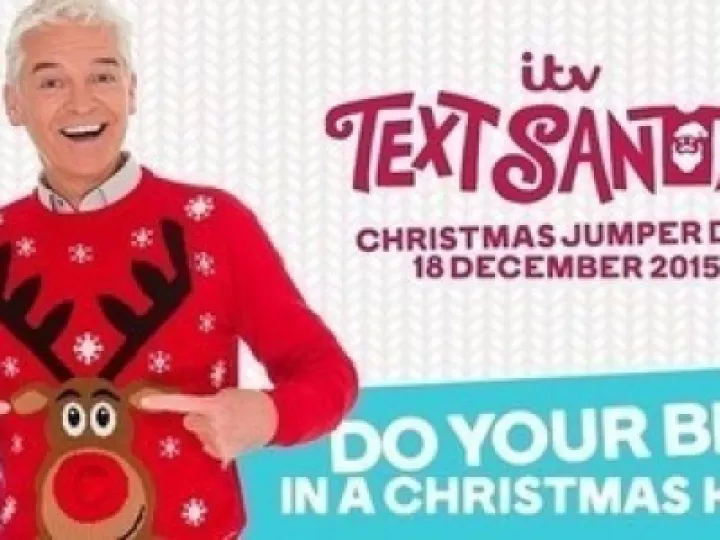 text santa