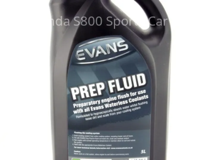 0024763 evans waterless coolant prep fluid 5 litre