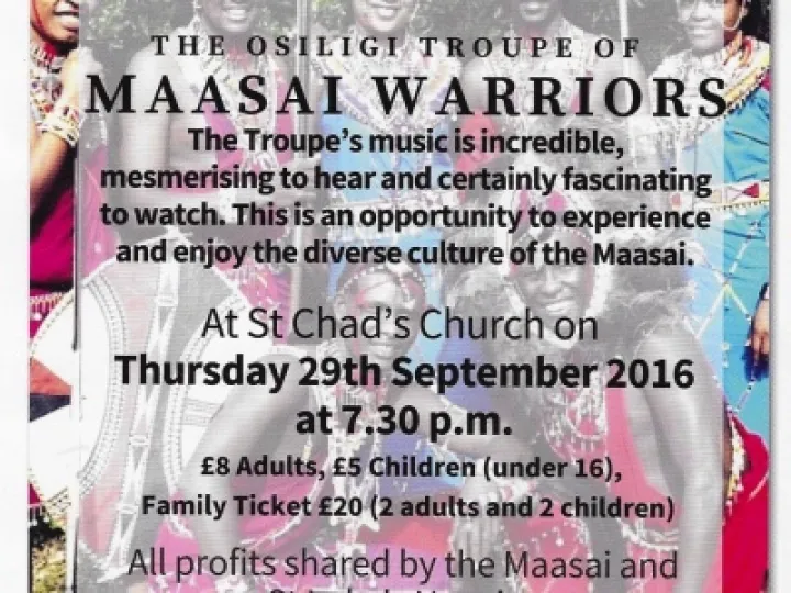 Maasai Warriors St Chad's