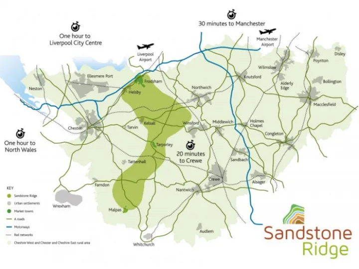 Sandstone Ridge contextual map