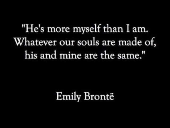 Emily bronte quote