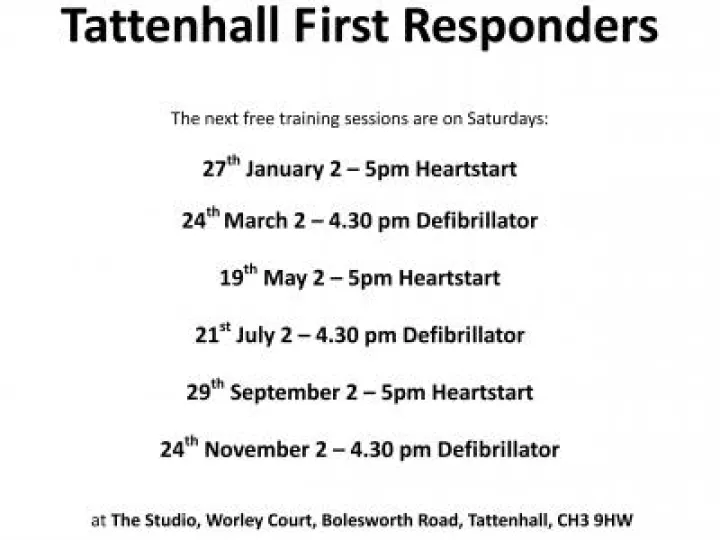 Tattenhall First Responders2