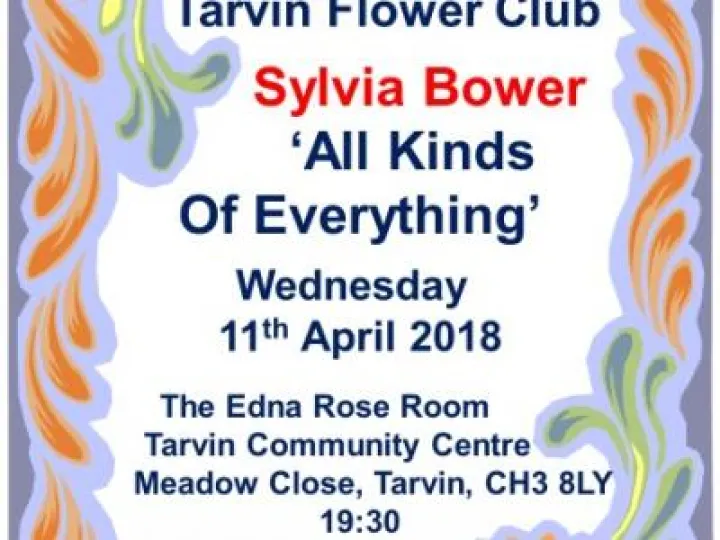 AH&T Flower Club Poster April 2018