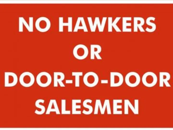 No Hawkers