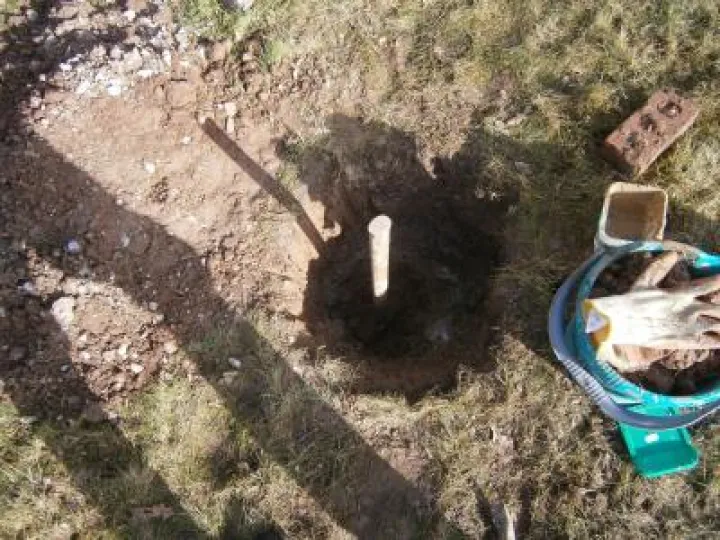 Breakthrough Of The Concrete Layer