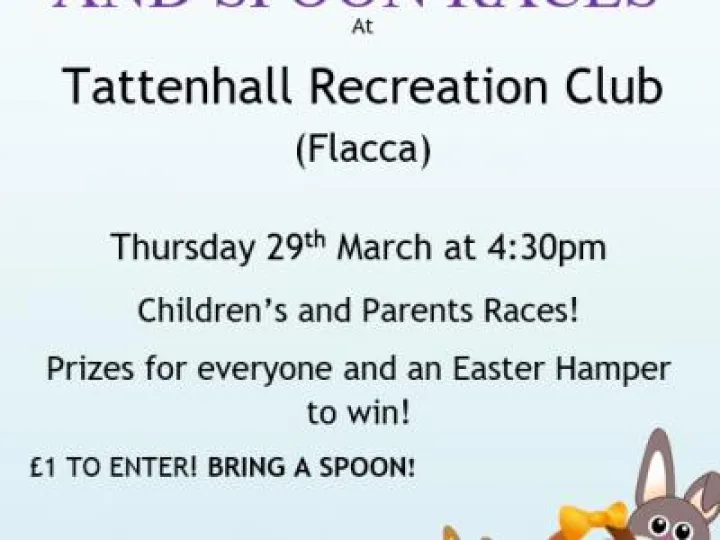 Egg And Sppon Race Poster 2018