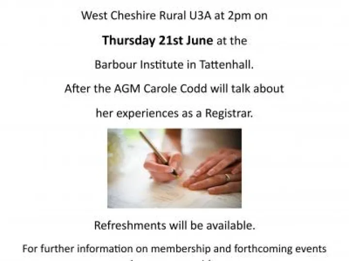 Carole Codd Agm