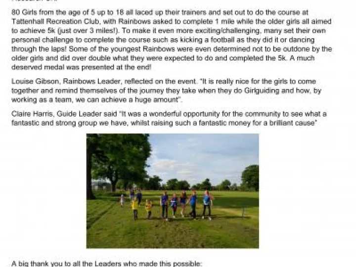 Race For Life Newspaper Article June 2018  v2