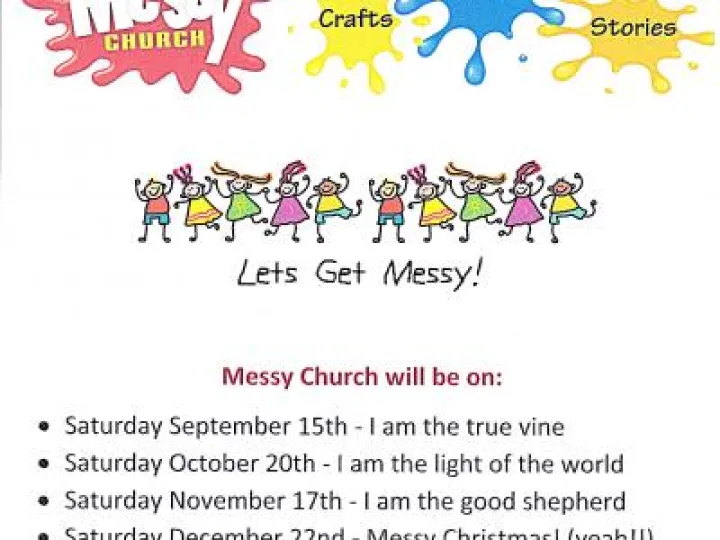 Messy Church sept-Dec 18