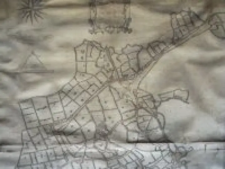 1720 Village tythe map